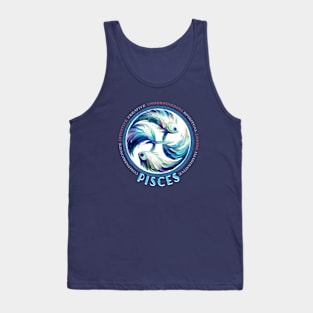 Tranquil Pisces Zodiac Fish Tank Top